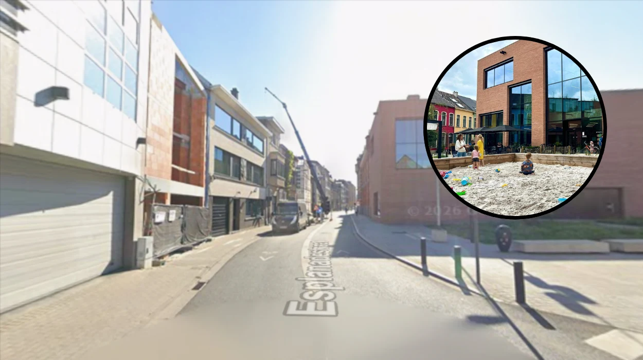 Local Gastrobar De Tafel Van Hier Transforms Utopiaplein for Aalst Event