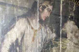 Italy art restoration focuses on preserving church wall painting