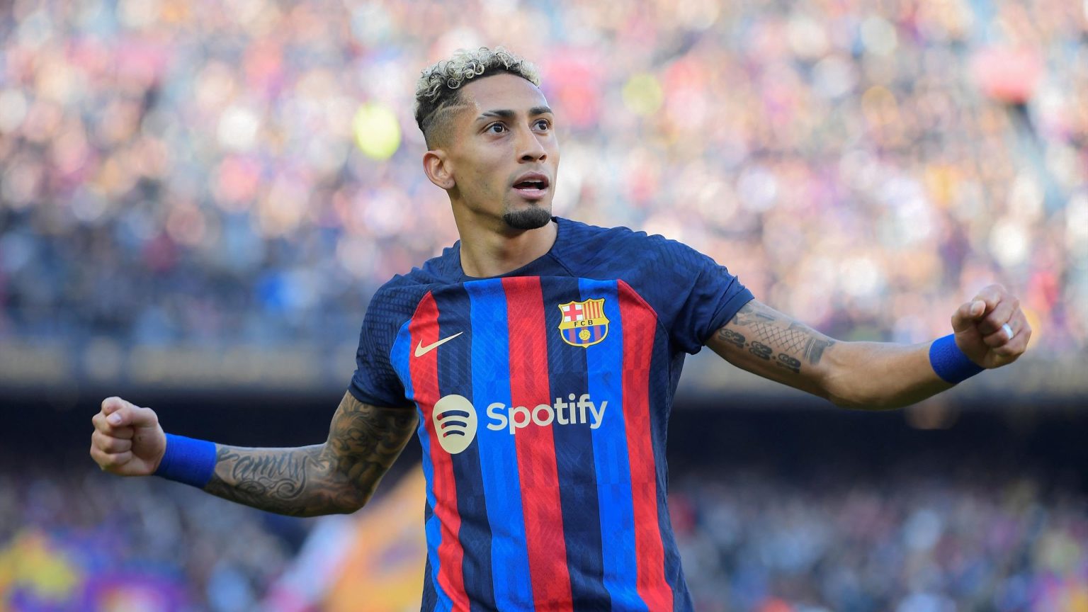 Raphinha discusses Barça No. 9 role at Barcelona