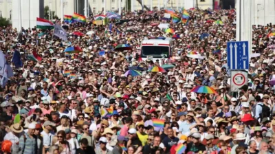 MEPs and others turn out in force at Budapest Pride event