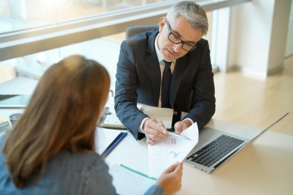 Business owner reviewing Update company details UK documents after company registration