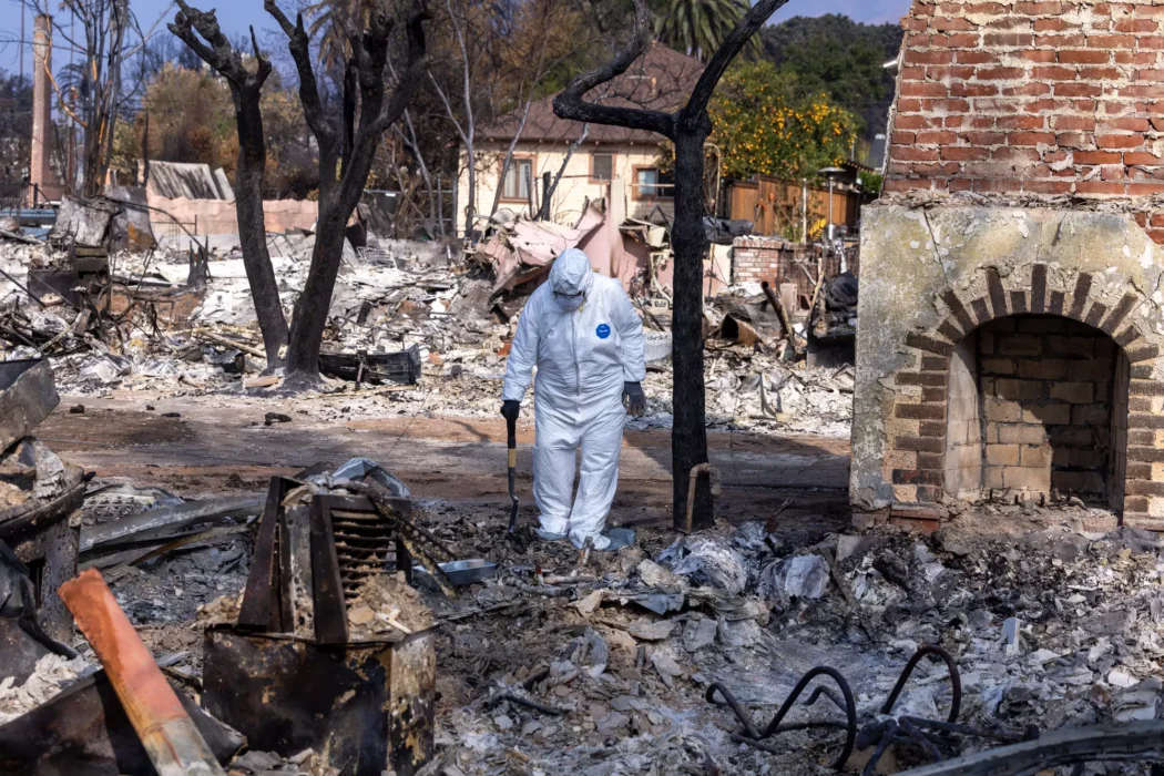 Maiden Lane home in Altadena destroyed by the Eaton fire