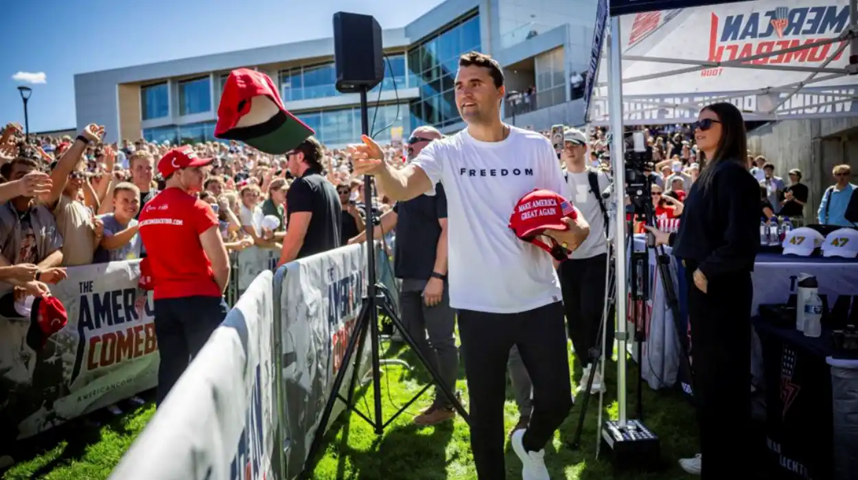 Manhunt underway after Charlie Kirk is shot dead in Utah