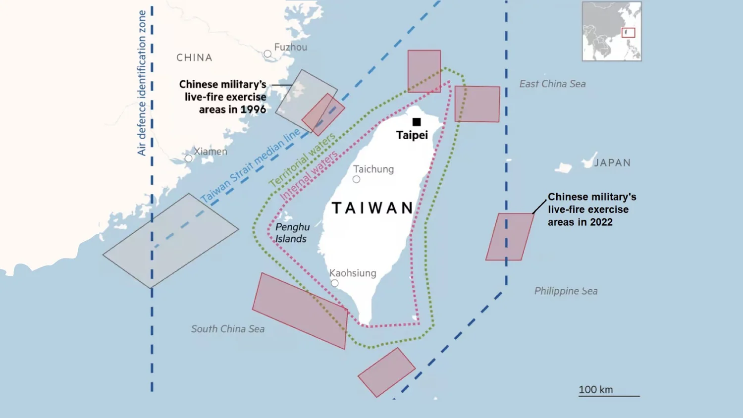 Taiwan monitoring security amid China Taiwan tensions