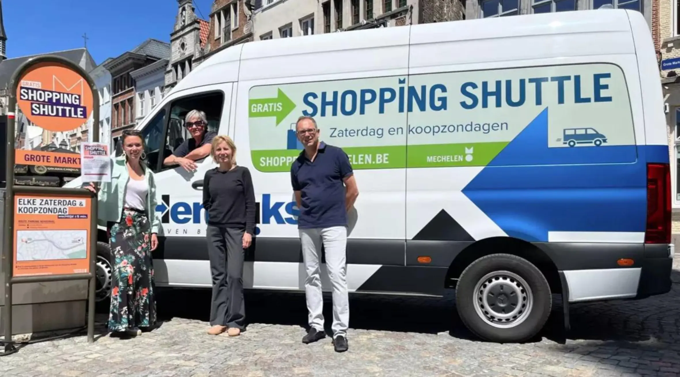Mechelen's Free Shuttle Boosts City Center Visits and Local Business
