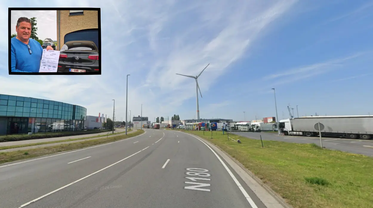 Merchtem man flashed in Antwerp with a fake license plate