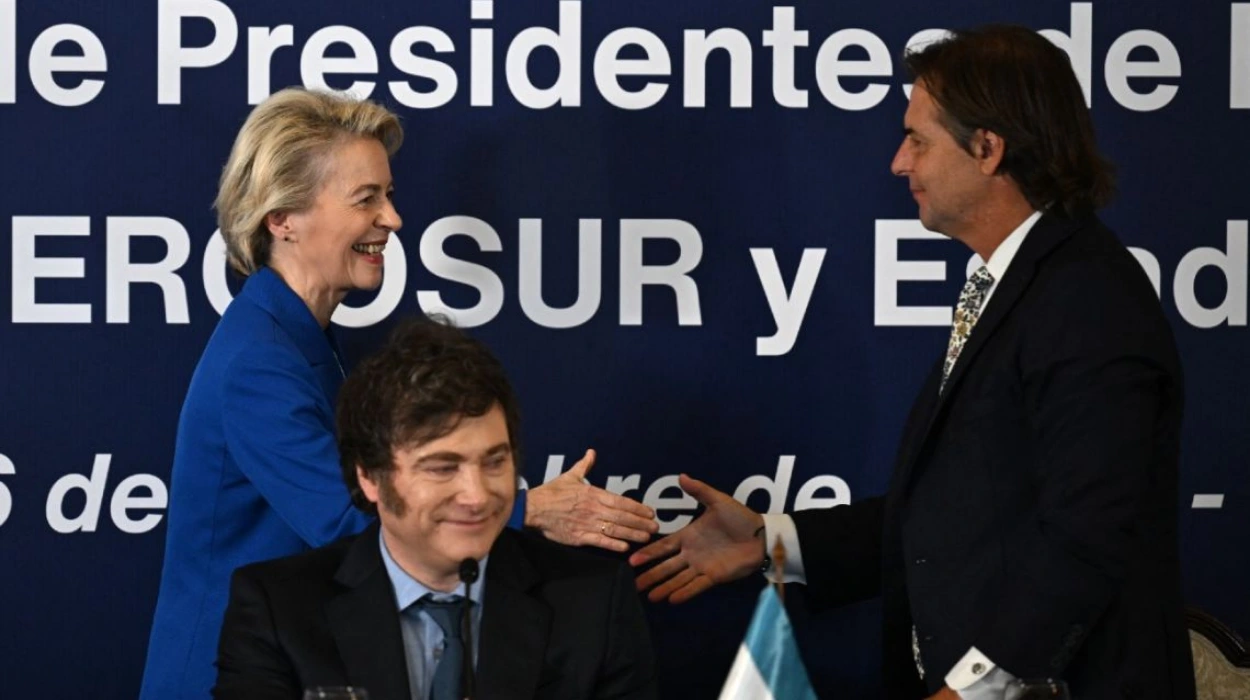 Mercosur Deal Signing Background