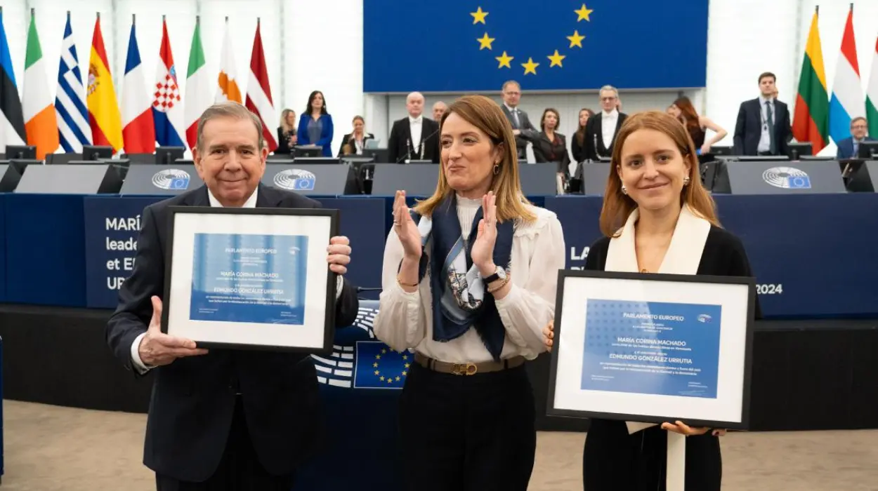 Metsola awards Sakharov Prize to Venezuelan democracy defenders