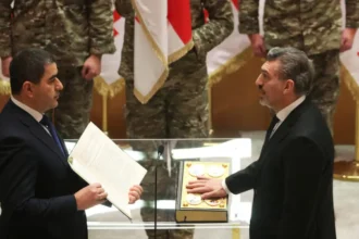 Mikheil Kavelashvili sworn in as Georgia's president amid unrest