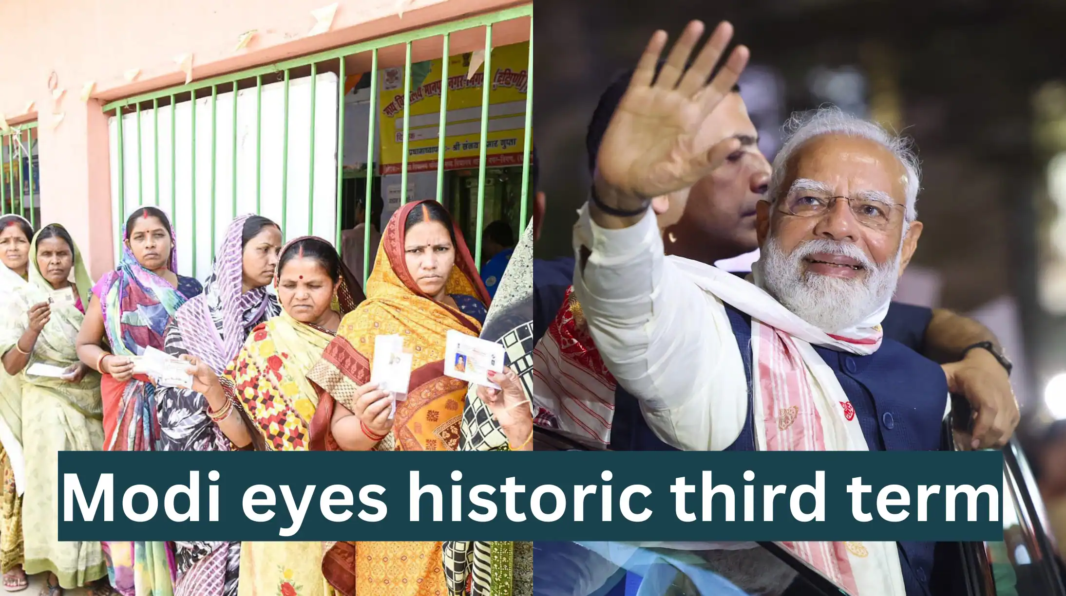 Modi eyes historic third term