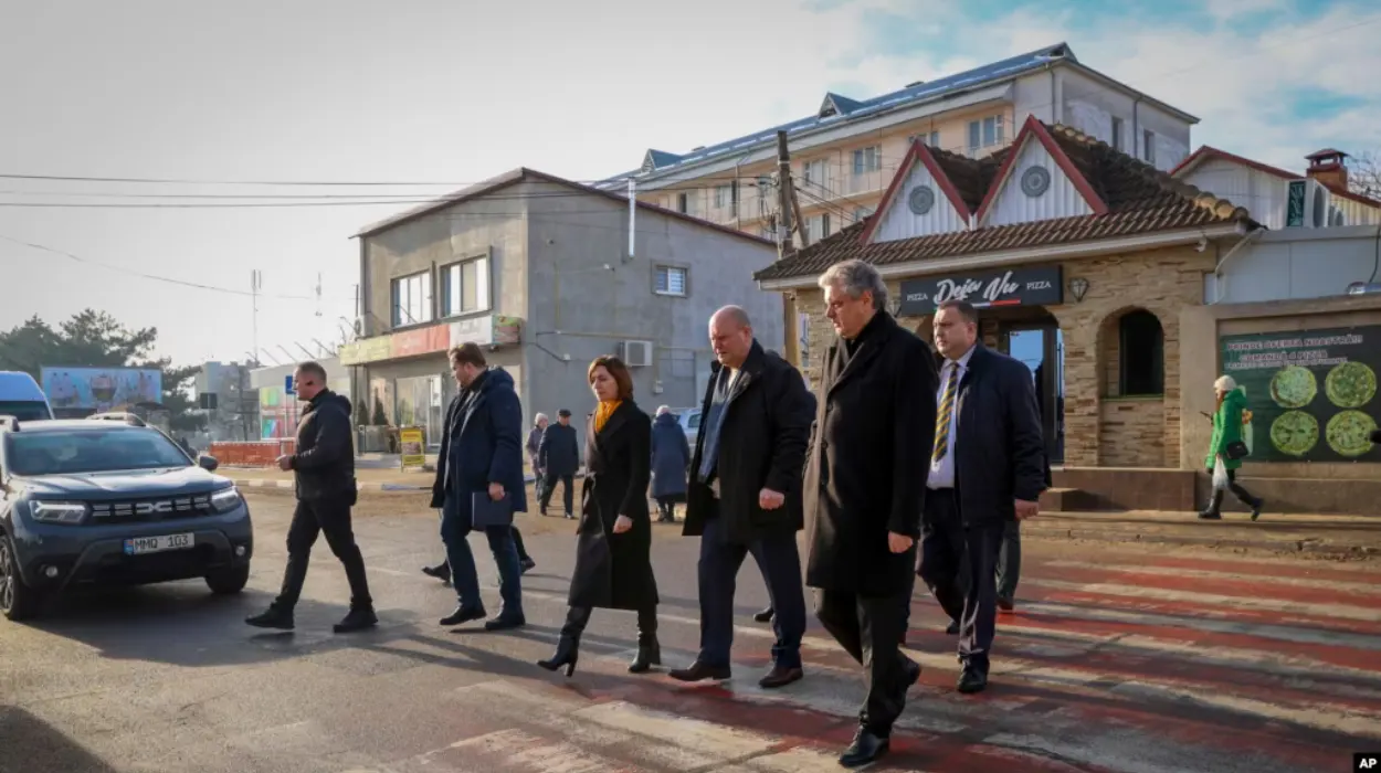 Moldovan President Sandu visits Kyiv to meet Zelenskyy