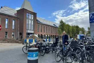 Mortsel adds 436 bike spaces at Stadsplein ahead of City Hall