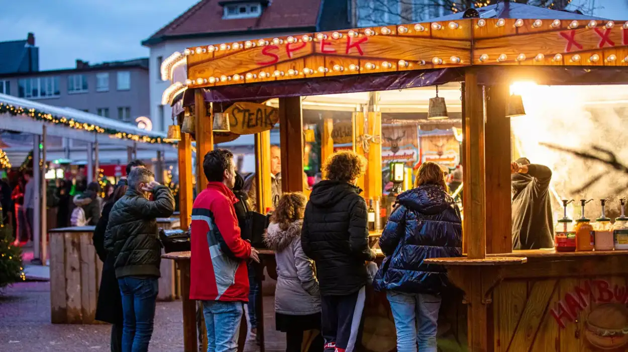 New Year's Eve 2024 celebration in Genk with winter wonderland