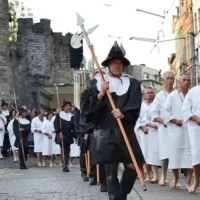 Noose Bearers' tribute to Ghent's history