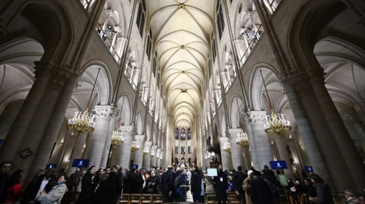 Notre Dame holds first mass since devastating 2019 fire