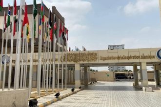 Israel Lebanon tensions discussed during press briefing at the Israeli foreign ministry in Jerusalem