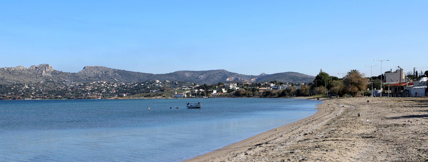 Firefighters respond to Salamina wildfires in Greece