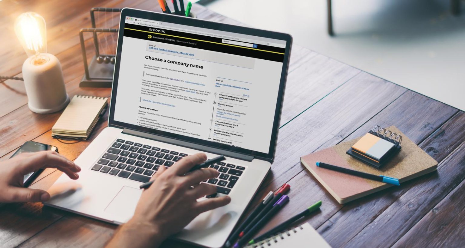 Start a Business UK entrepreneur completing limited company registration in 2026