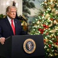 President Trump Delivers Christmas Greetings From the White House