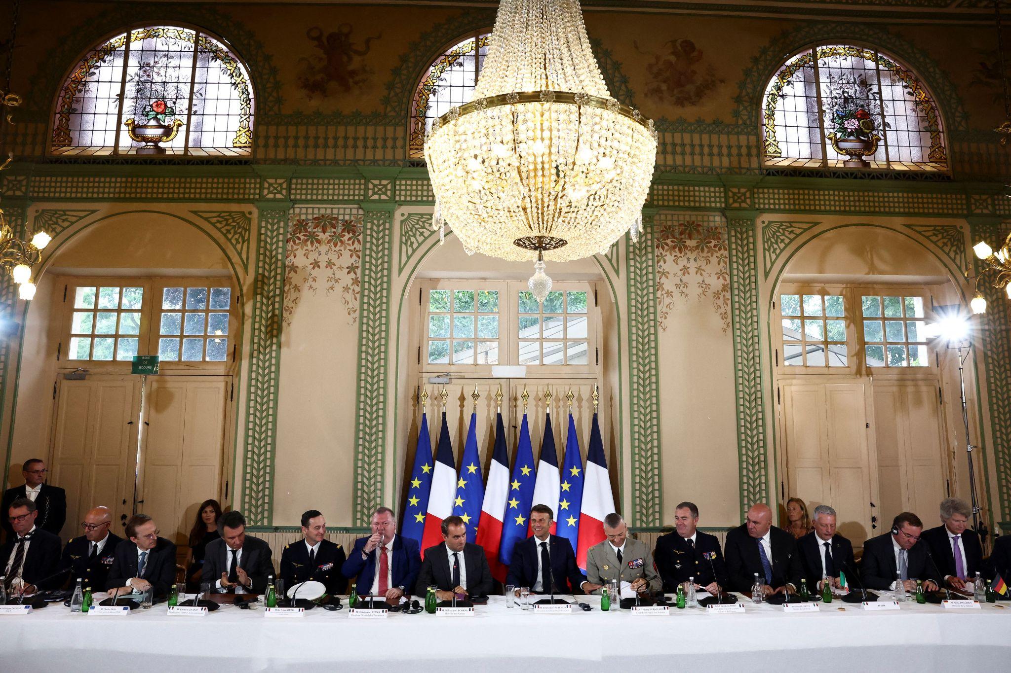 EU military cooperation discussed by European leaders at summit meeting
