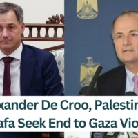 PM-De-Croo-Palestinian-PM-Mustafa-Seek-End-to-Gaza-Violence