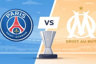 PSG and Marseille official lineups for champions trophy