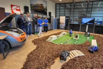 PTS Boom students build mini car obstacle course