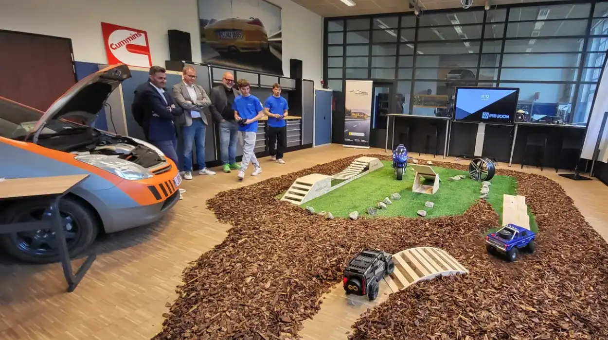 PTS Boom students build mini car obstacle course