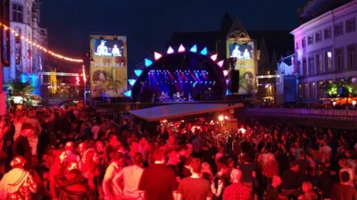 Patershol Festivities Starting in Ghent with gestrijken  Mastellen