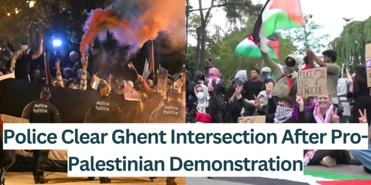 Police-Clear-Ghent-Intersection-After-Pro-Palestinian-Demonstration