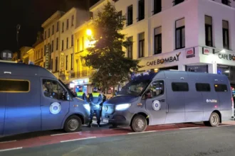 Police crackdown at Antwerp central