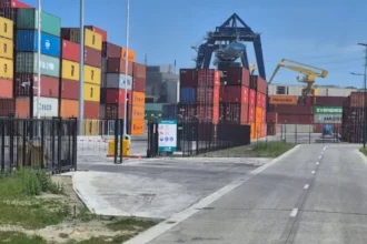 Port of Limburg in Genk launches 2 river drone ships