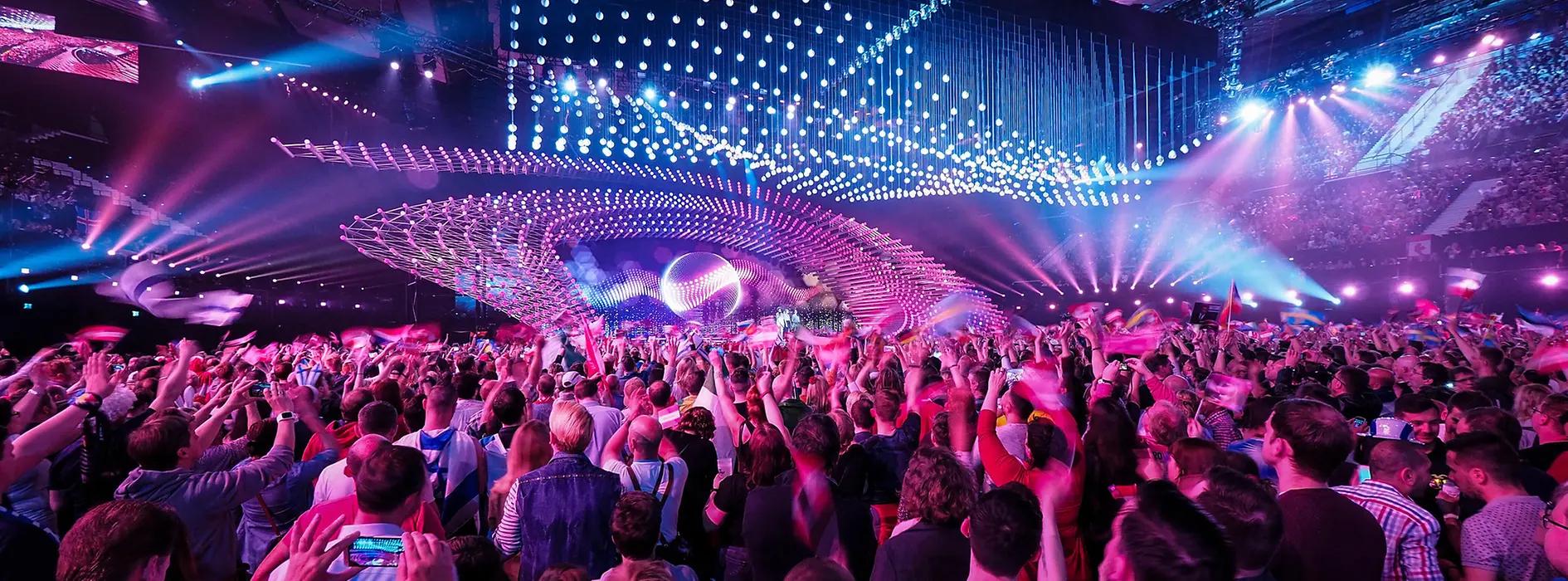 Australia Eurovision entry performing during Eurovision Song Contest 2026 in Basel