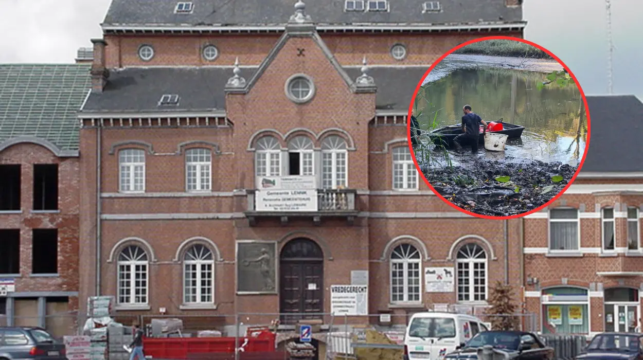 Rangers remove invasive carp from Groenenberg pond in Lennik