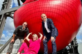 RedBall installation arrives in Genk for five-day exhibit