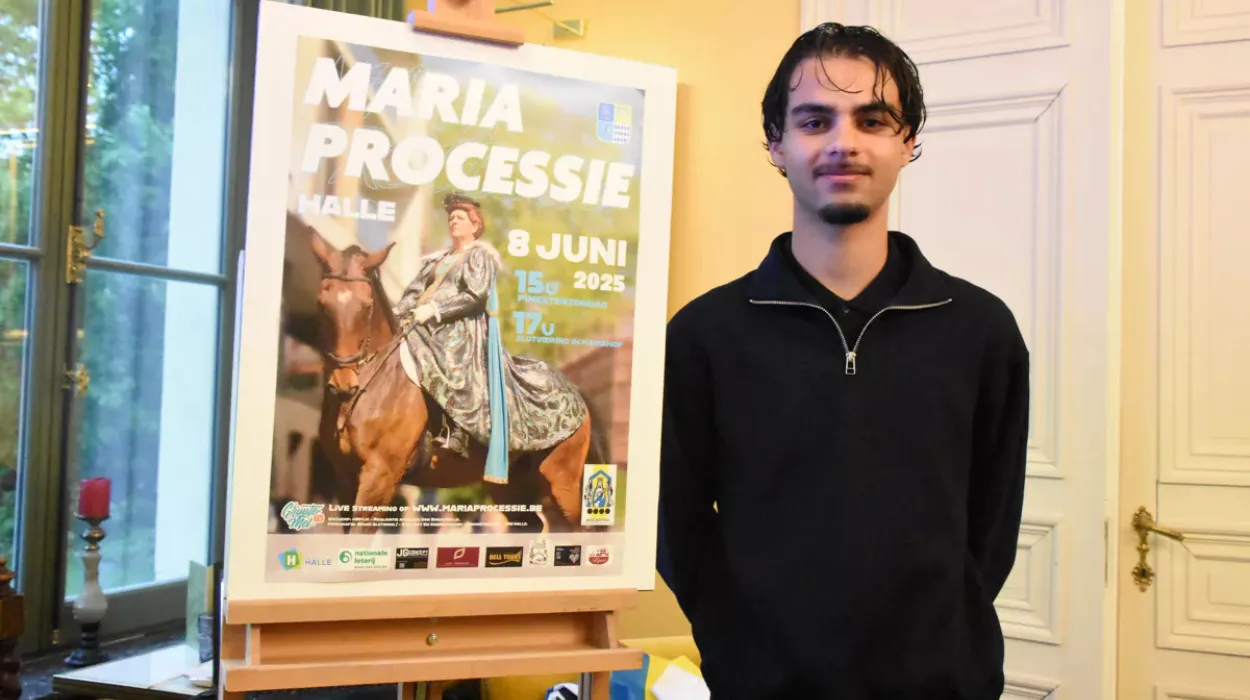 Remco Evenepoel’s brother-in-law wins Halle poster contest