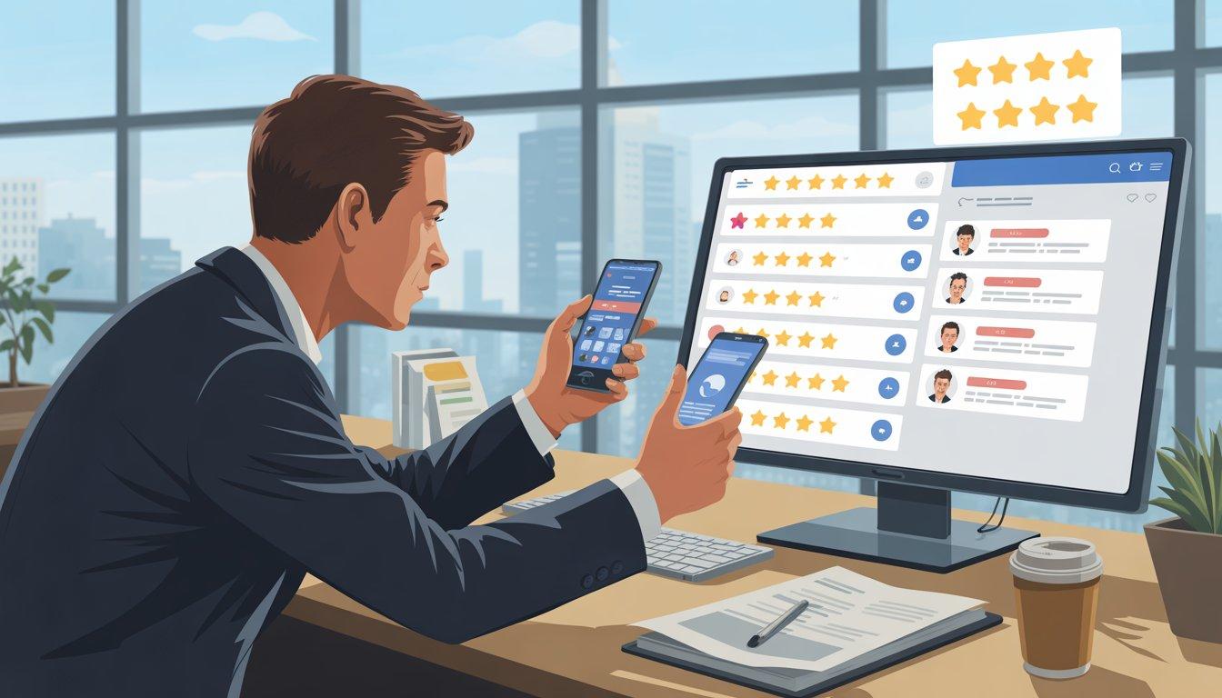 Digital reputation services helping UK businesses manage online reviews and customer trust