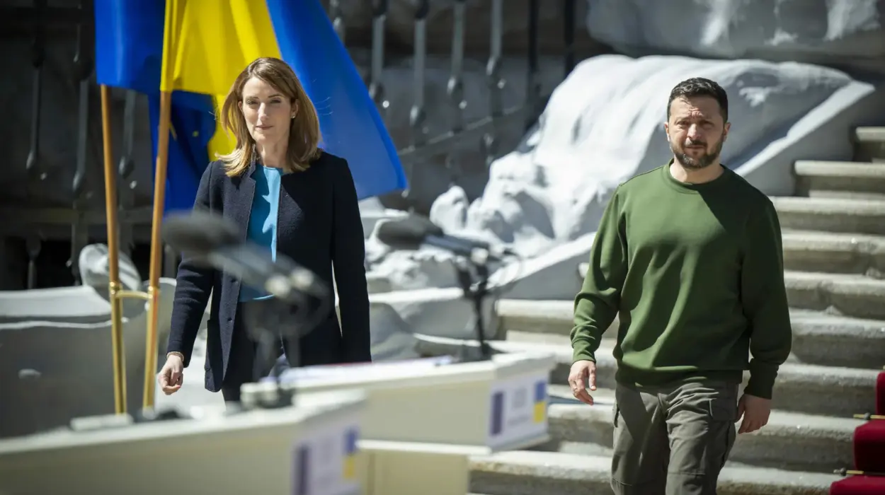 Roberta Metsola reaffirms EU's support for Ukraine amidst conflict