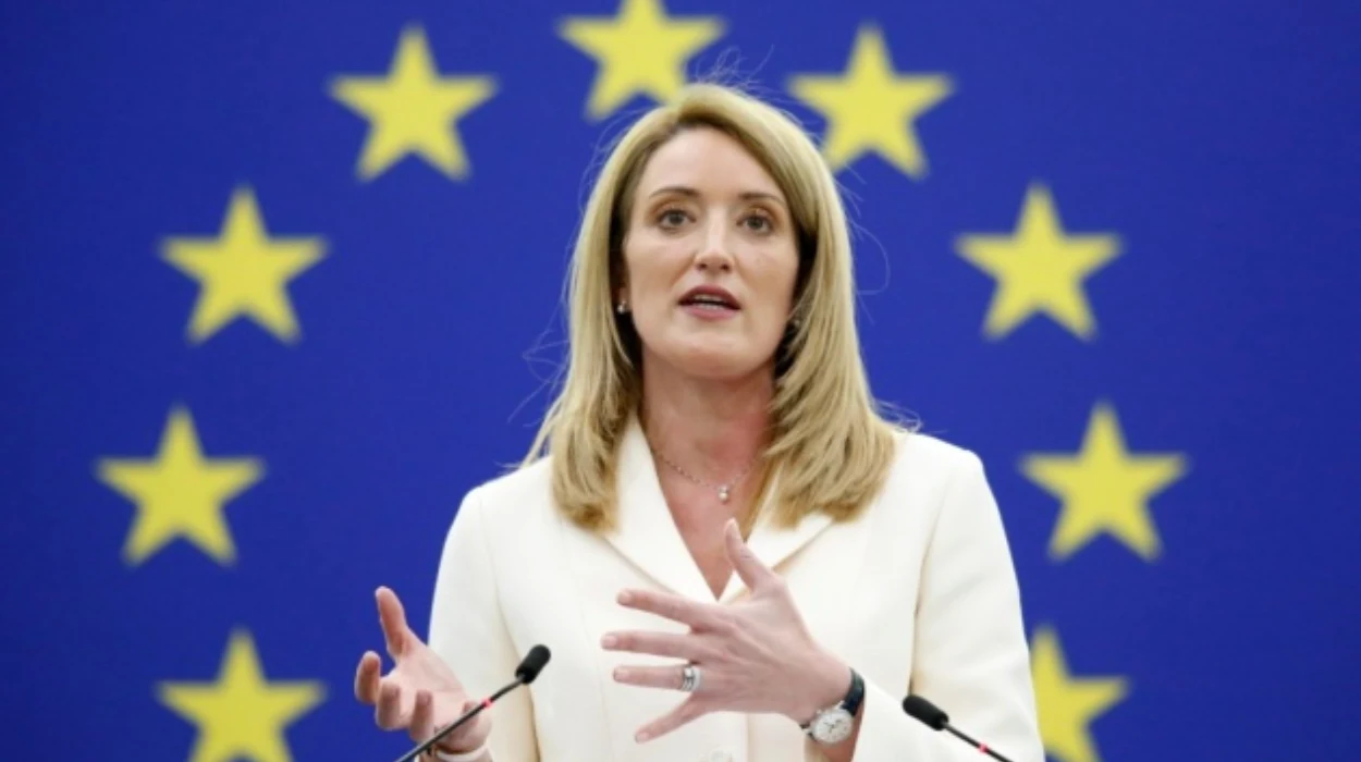 Roberta Metsola stands firm on Ukraine’s role in peace talks