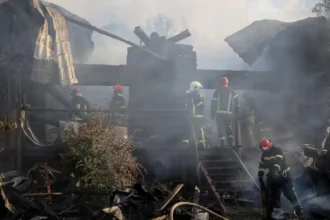 Russia strikes US electronics plant in western Ukraine