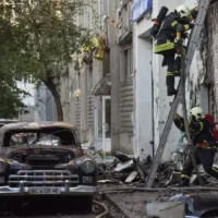 Russia strikes western Ukraine with drones and missiles