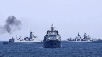 Russian, Chinese navies begin joint drills in Sea of Japan