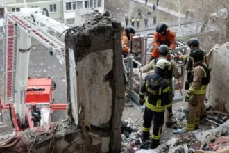 Russian drone strike on Sumy apartment building kills four, Ukraine says