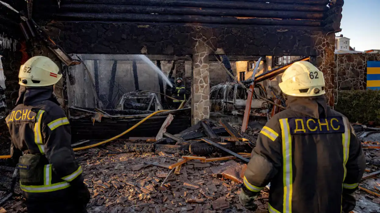 Russian drones target Kyiv region, energy facilities