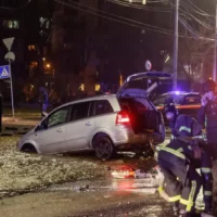 Russian missile and drone strike kills three in Kyiv