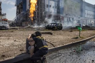 Russian strikes on Ukraine’s Kharkiv cut power to thousands