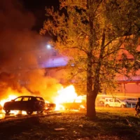 Russia’s drone attack on Kyiv injures 11, including kids