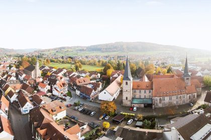 Schlüchtern where police are investigating the A66 wedding convoy