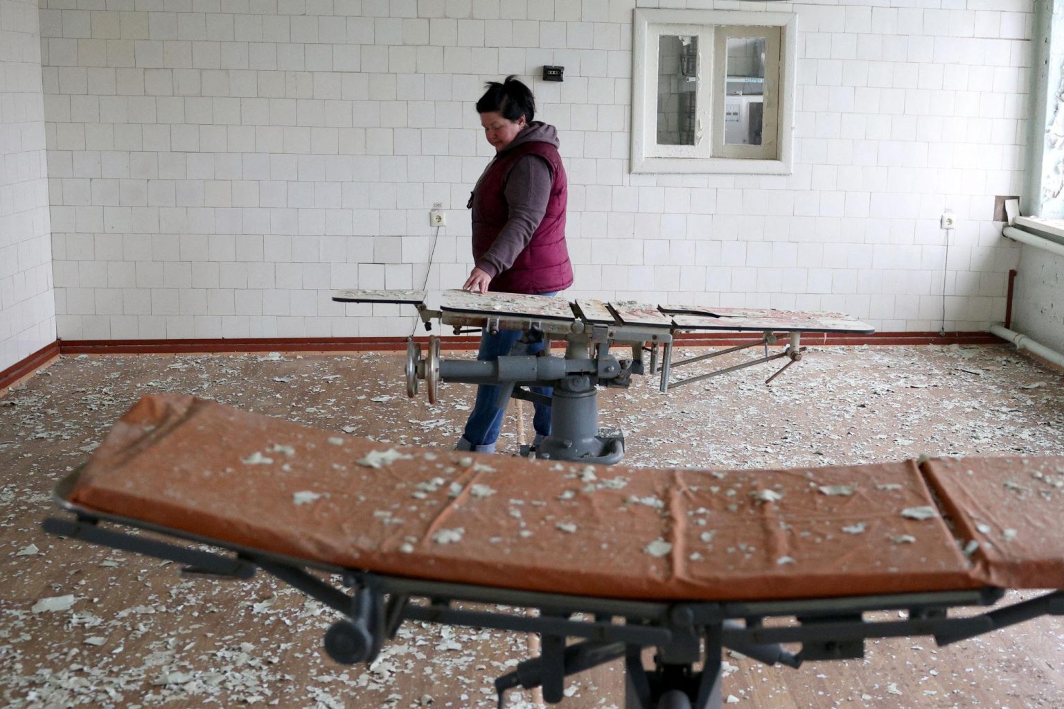 Ukraine violence report hospitalized victims Kyiv medical treatment