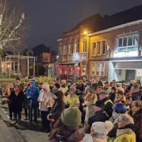 Silent wake held for deceased cyclist in Merelbeke-Melle